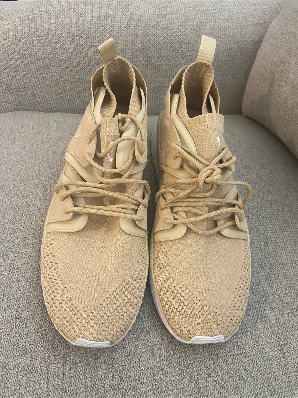 Puma Tsugi Blaze Evoknit Men’s Size 13 Tan EUC